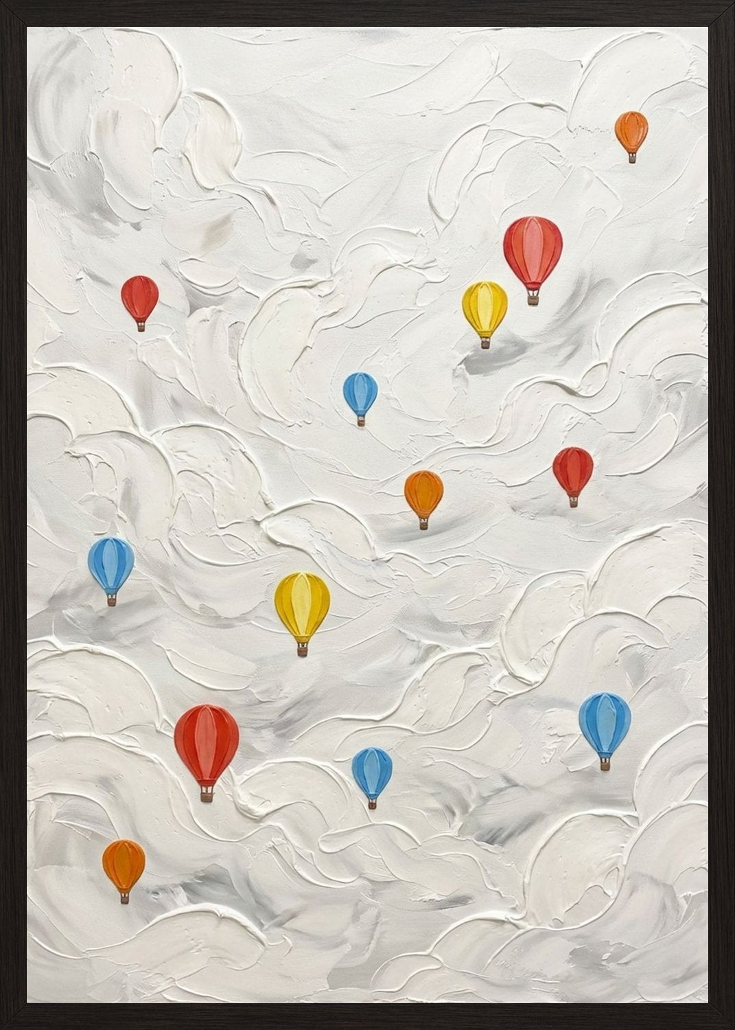 Poster in black frame