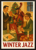 Poster in black frame