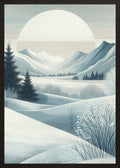 Poster in black frame