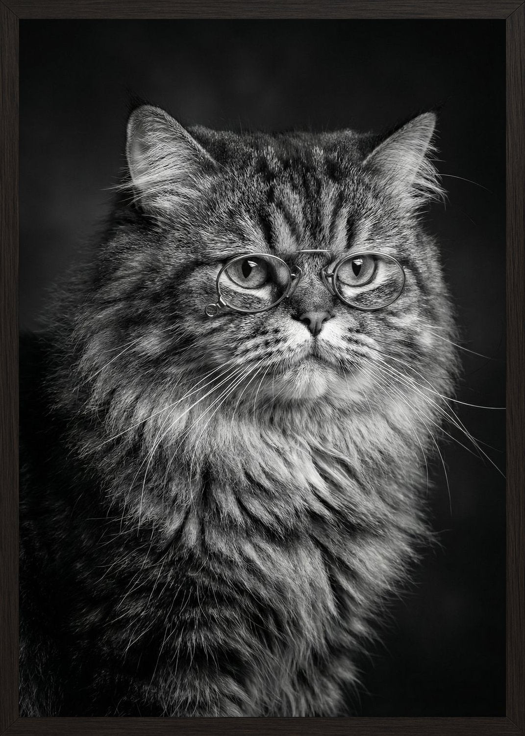 Poster in black frame