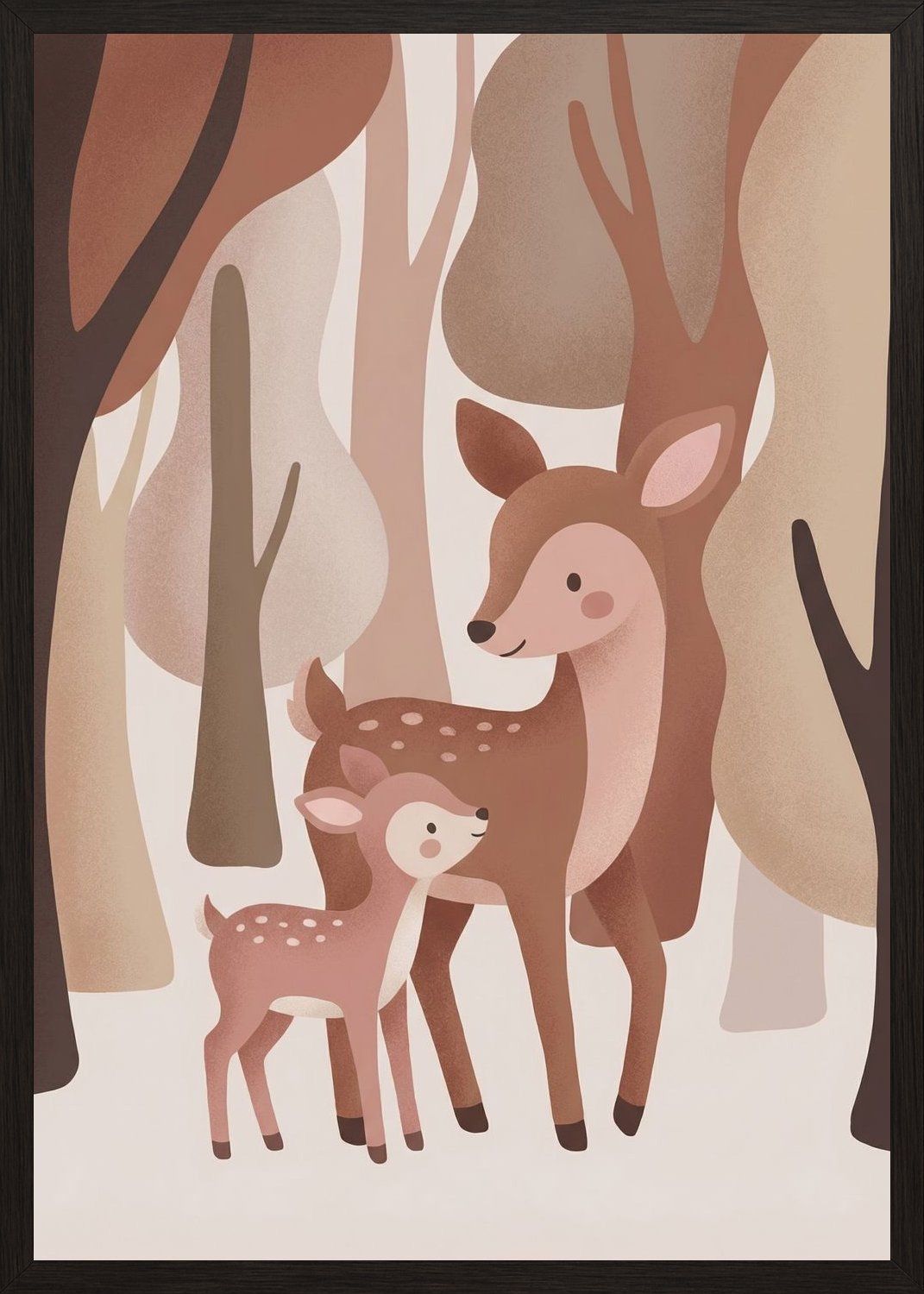 Poster in oak frame