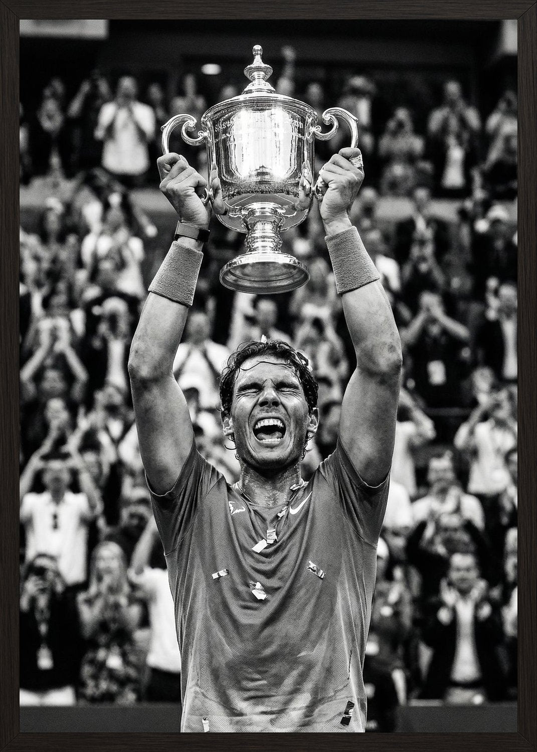 Poster in black frame