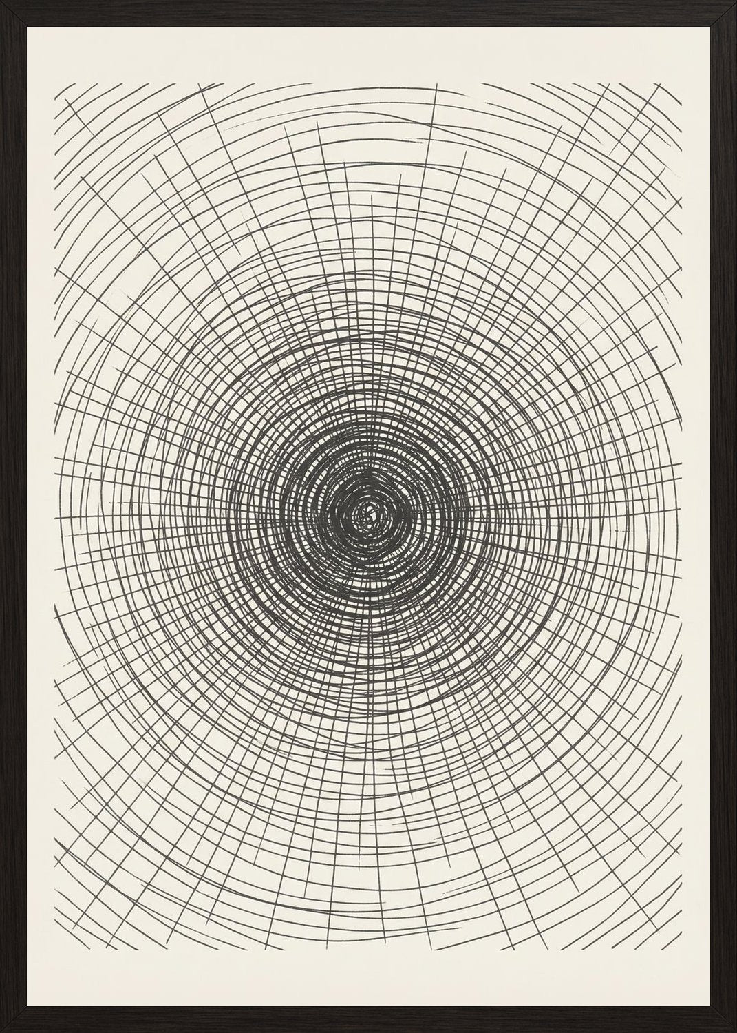 Poster in black frame