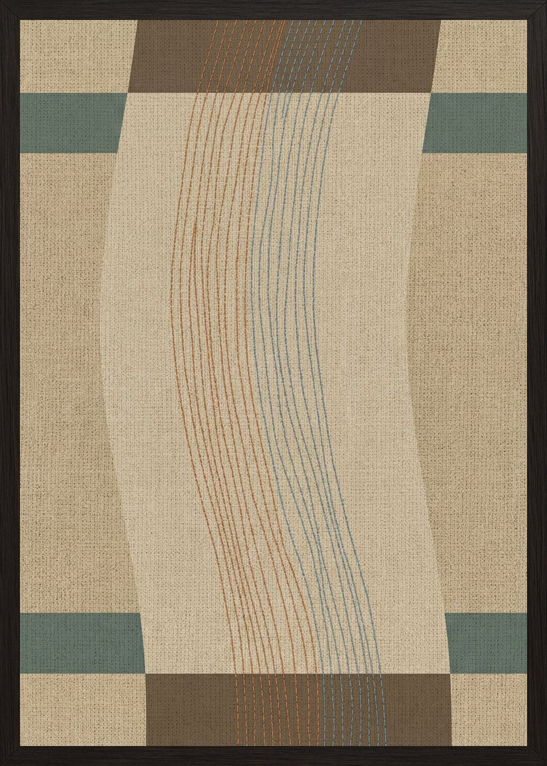 Poster in black frame