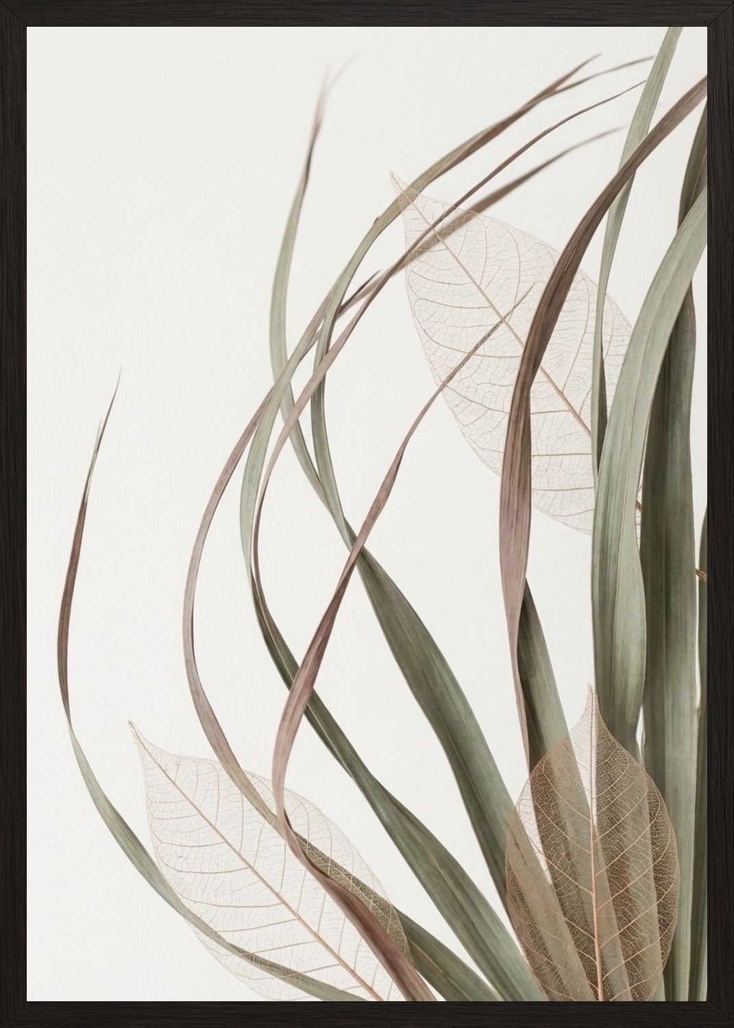 Poster in black frame