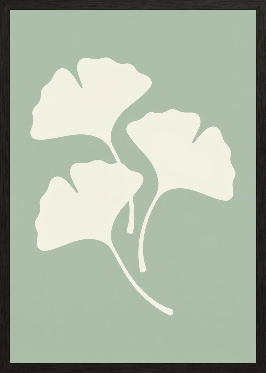 Poster in black frame