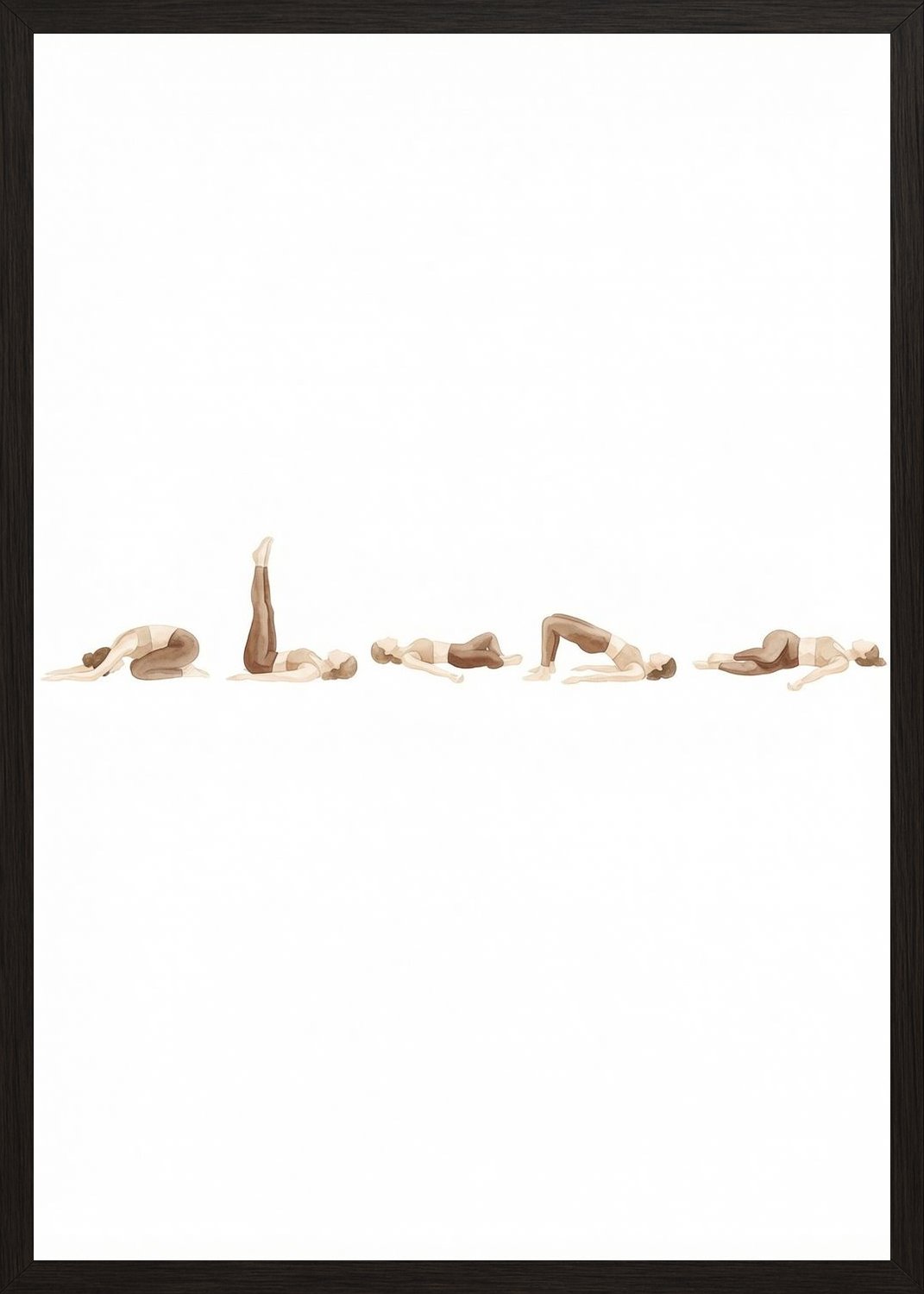 Poster in oak frame