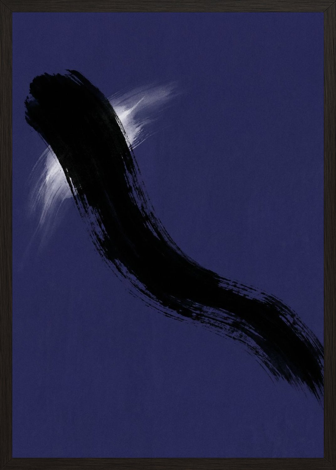 Poster in oak frame