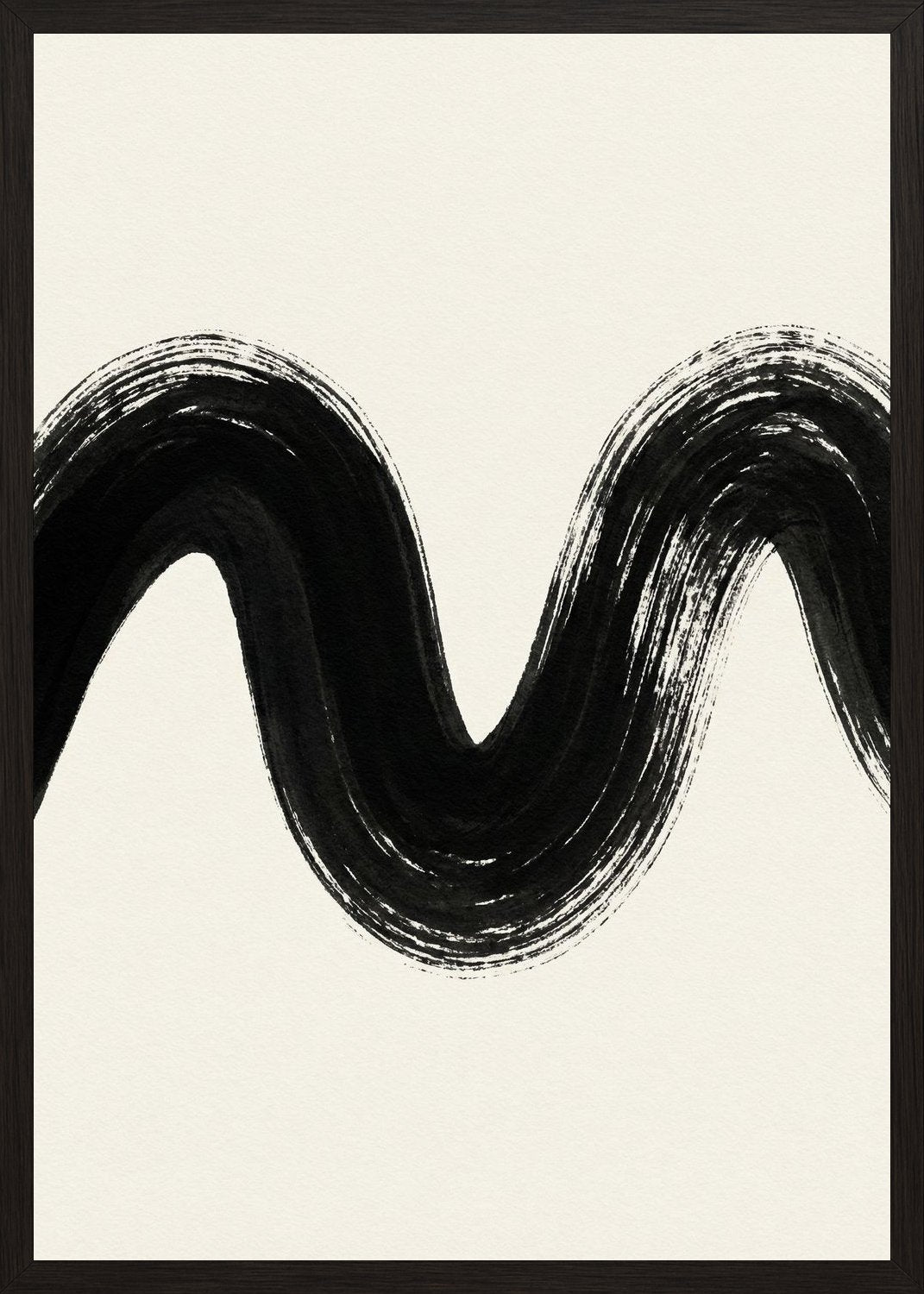 Poster in black frame