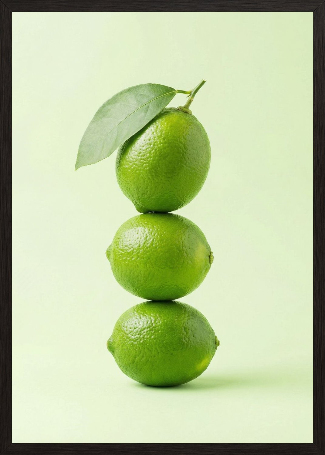 Poster in oak frame