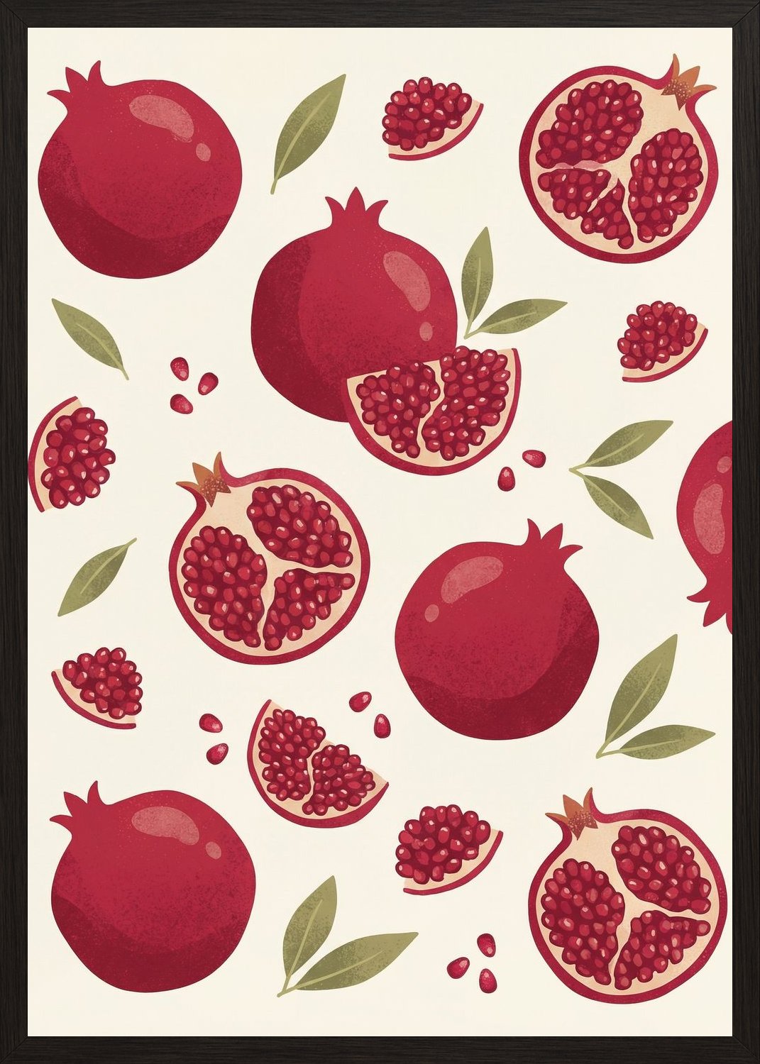 Poster in black frame