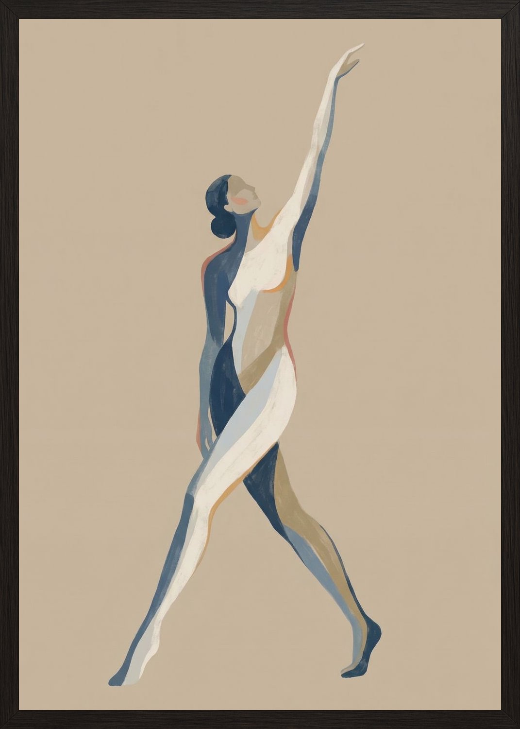 Poster in oak frame