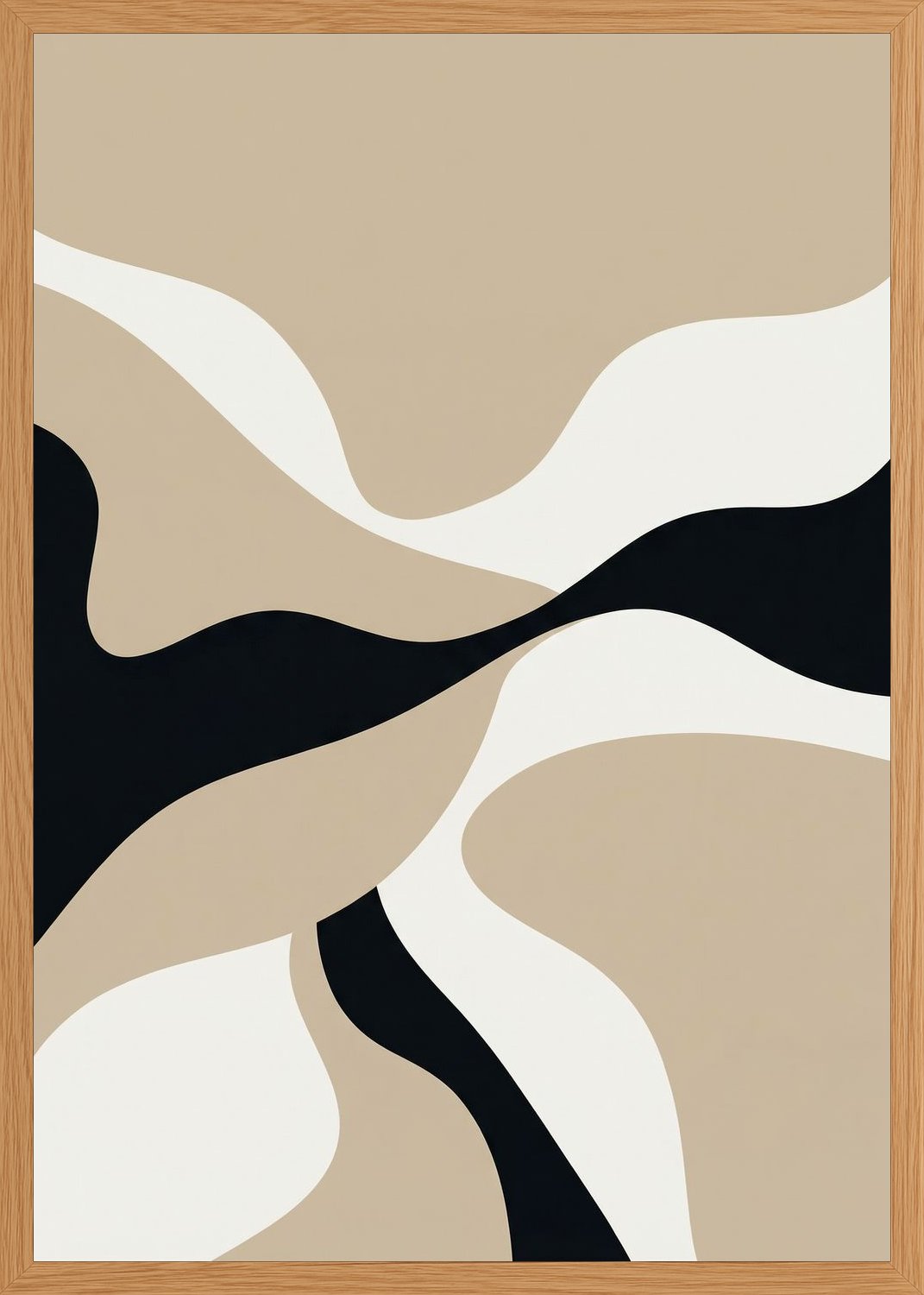 Poster in oak frame