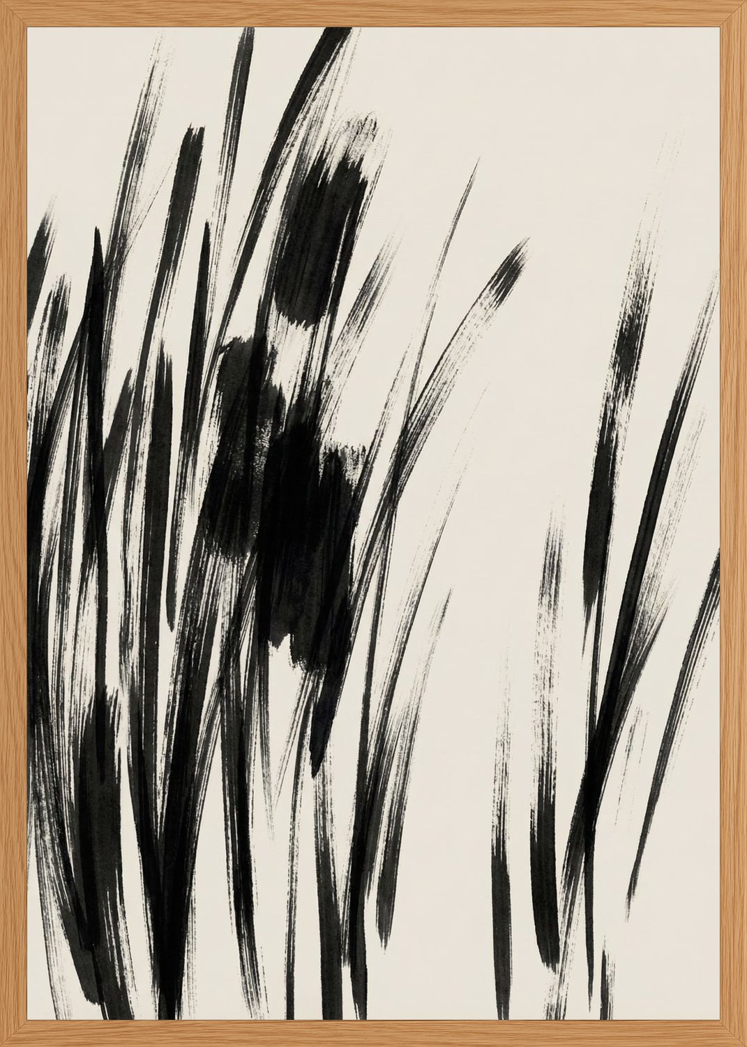 Poster in oak frame