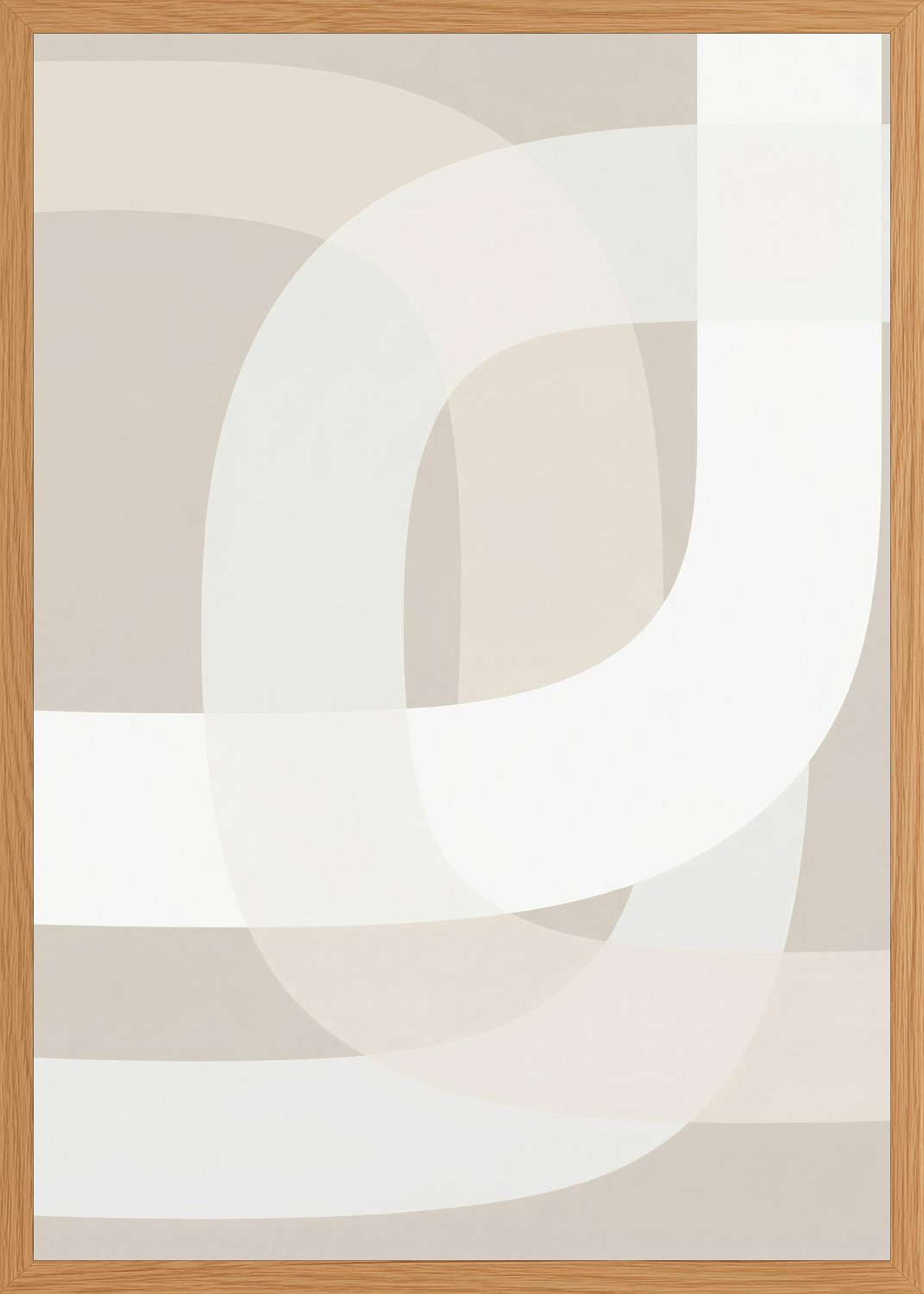 Poster in oak frame