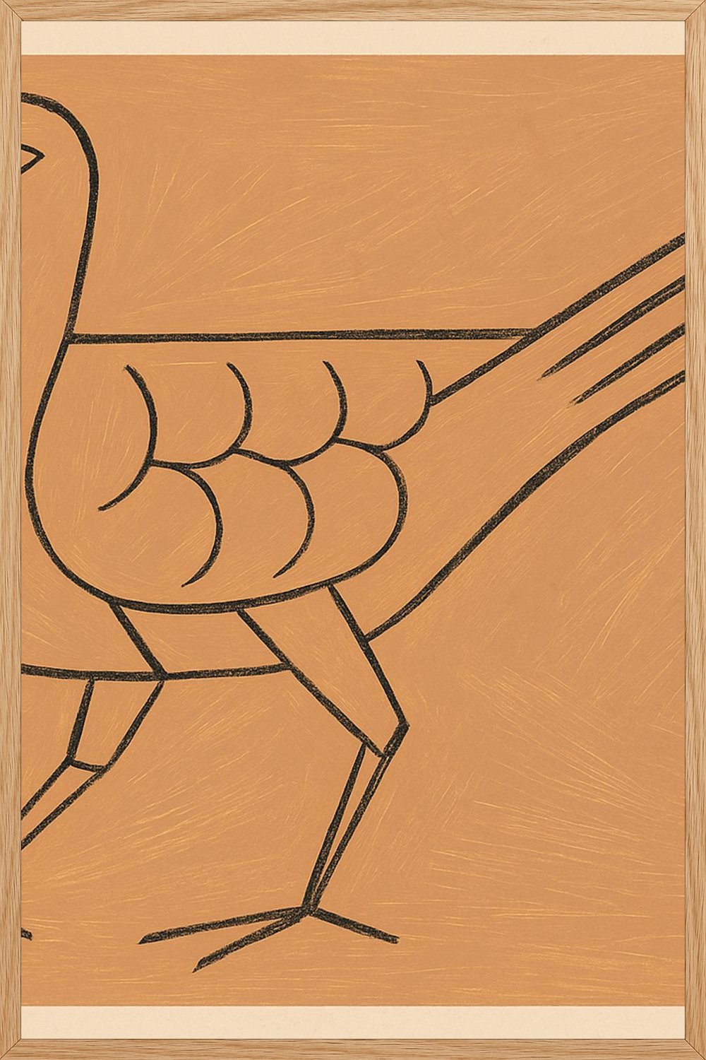 Poster in oak frame