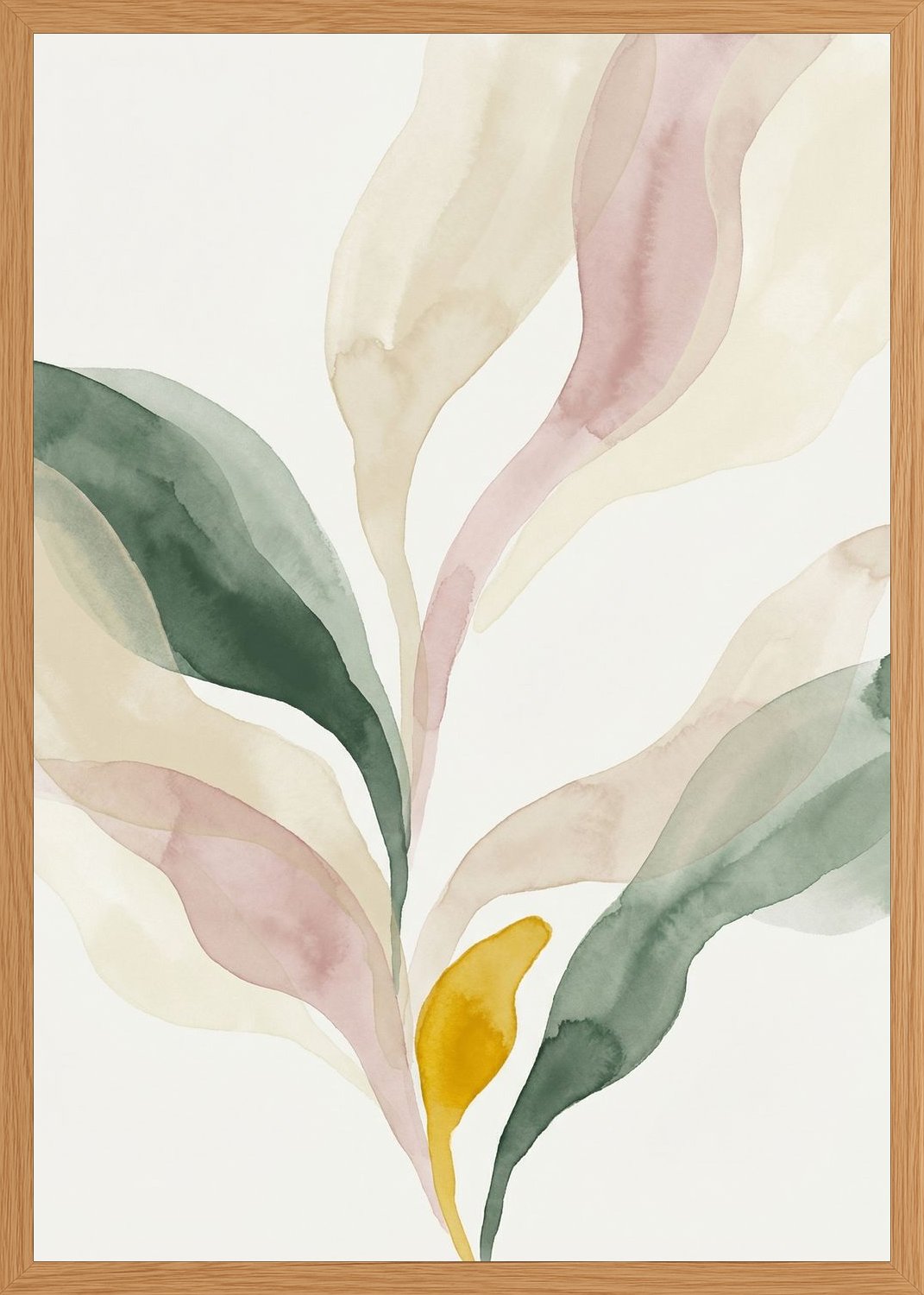 Poster in oak frame