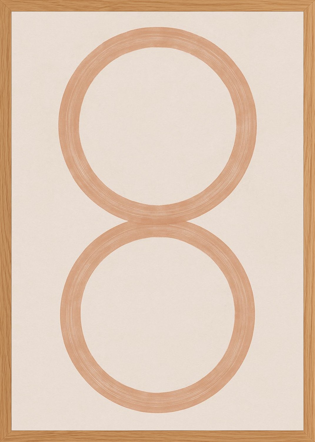 Poster in oak frame