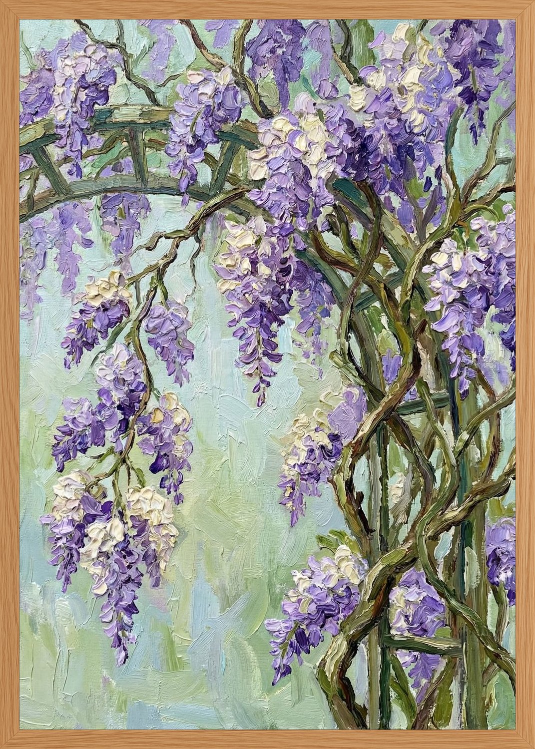 Poster in oak frame