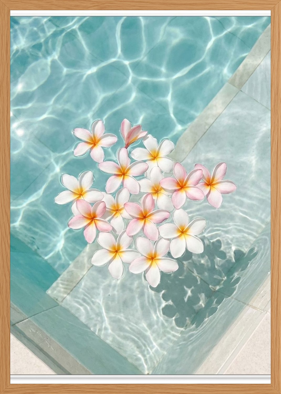 Poster in oak frame