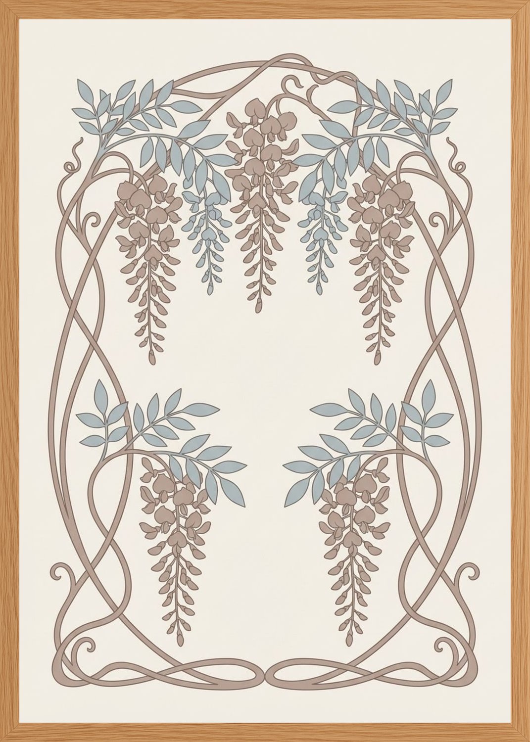 Poster in oak frame