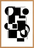 Poster in oak frame