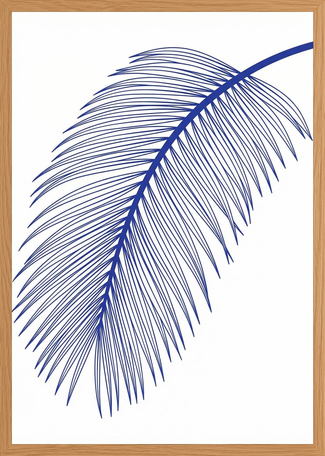 Poster in oak frame