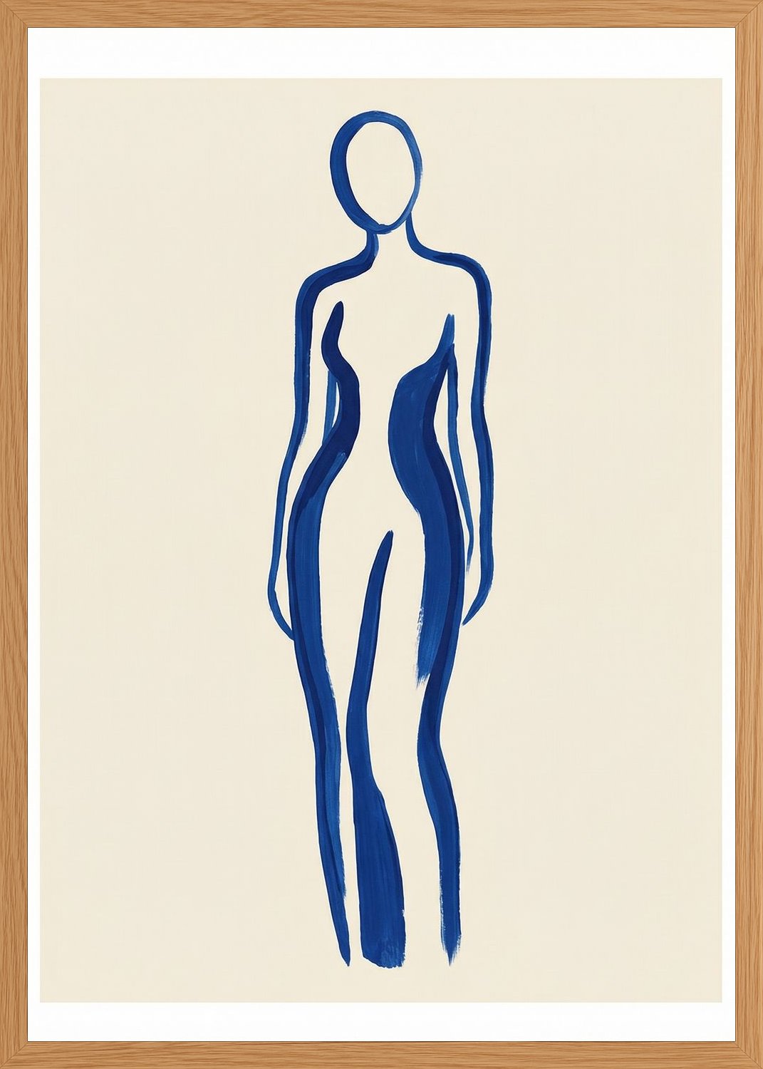 Poster in oak frame