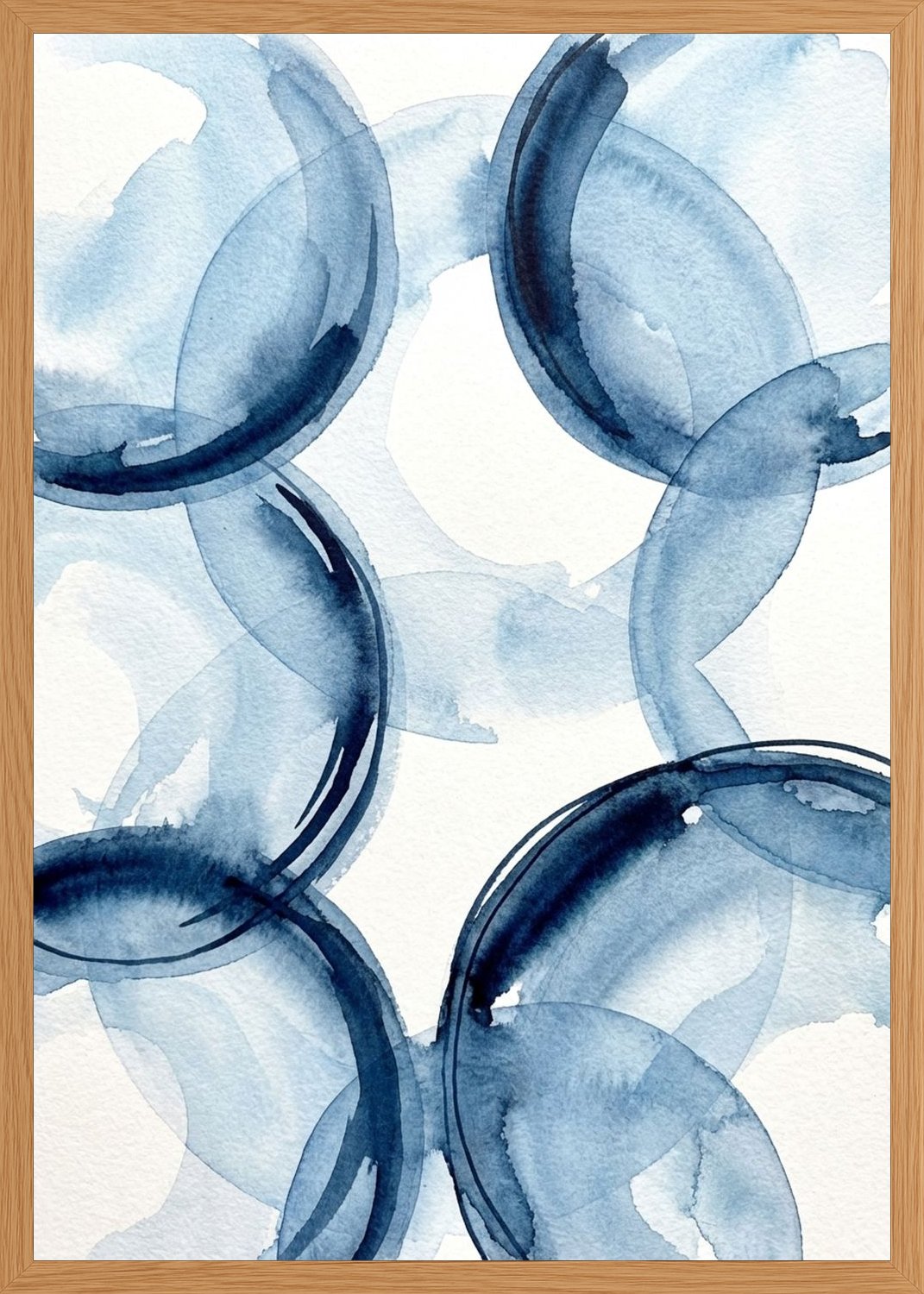 Poster in oak frame