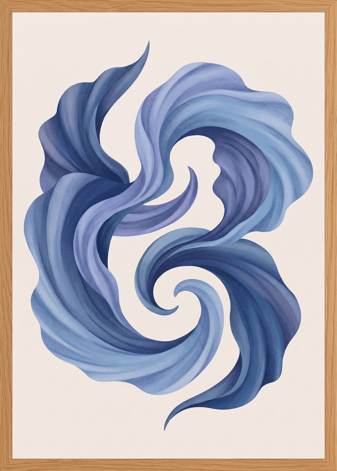 Poster in oak frame