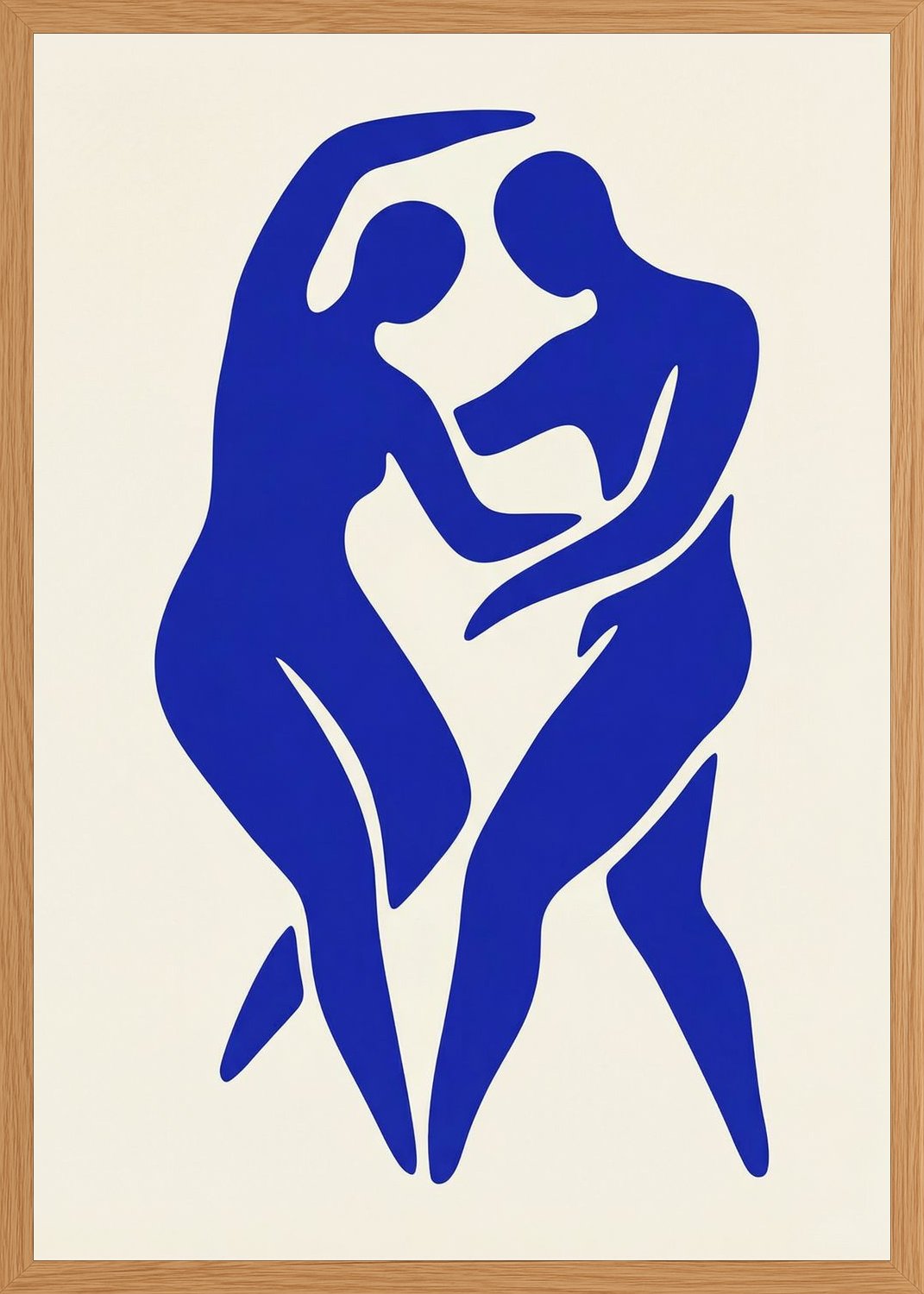 Poster in oak frame