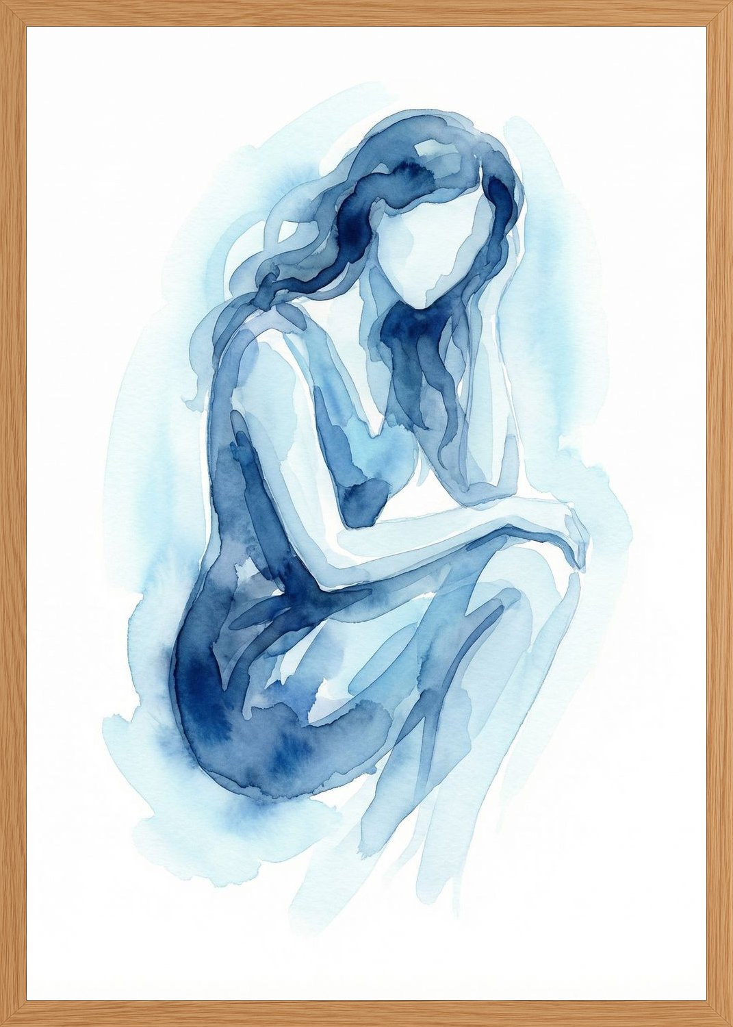 Poster in oak frame