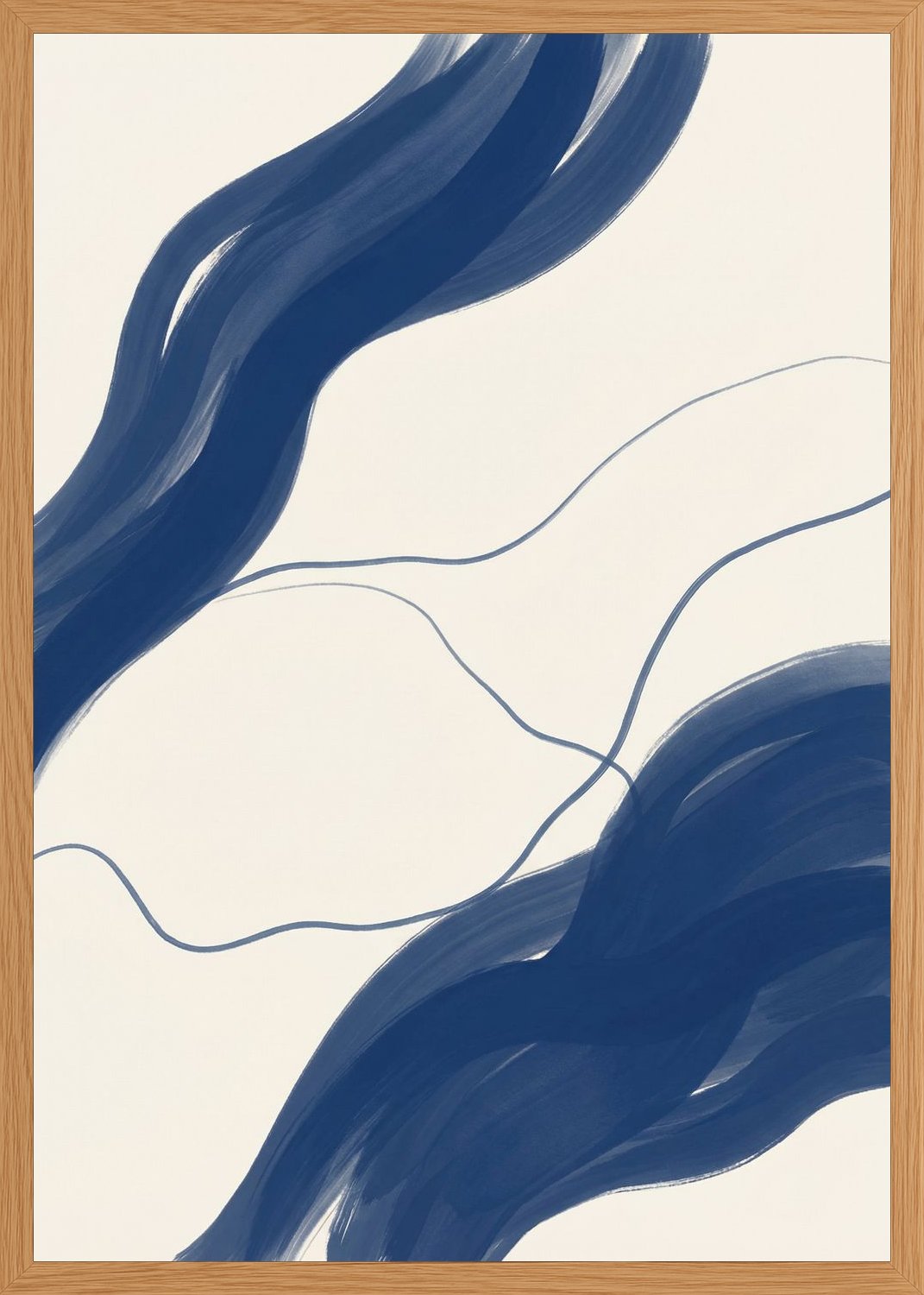 Poster in oak frame