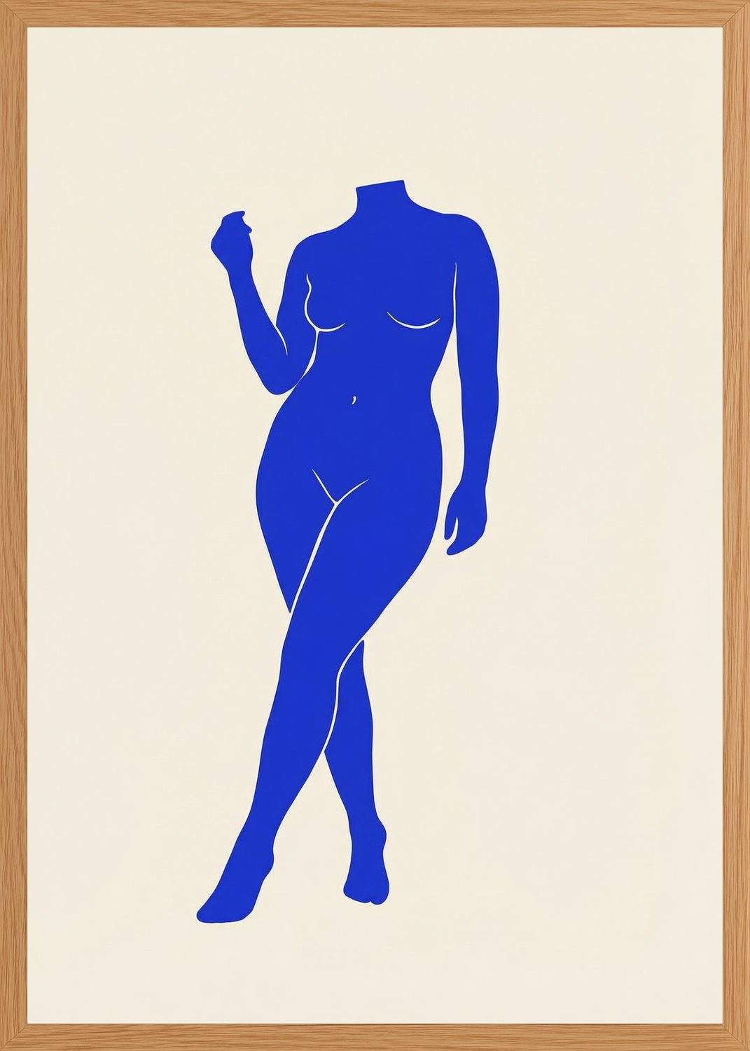 Poster in oak frame