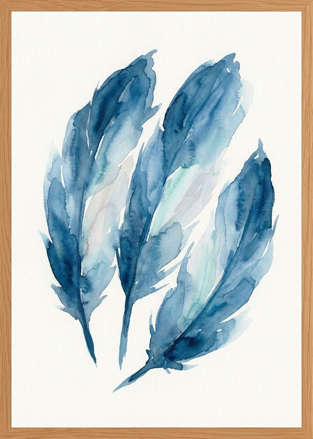 Poster in oak frame