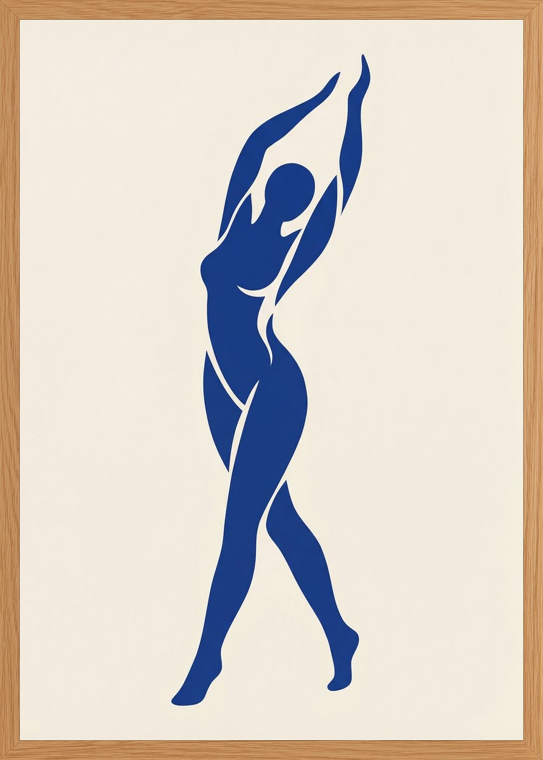 Poster in oak frame