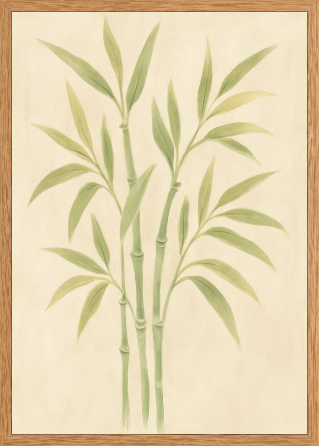 Poster in oak frame
