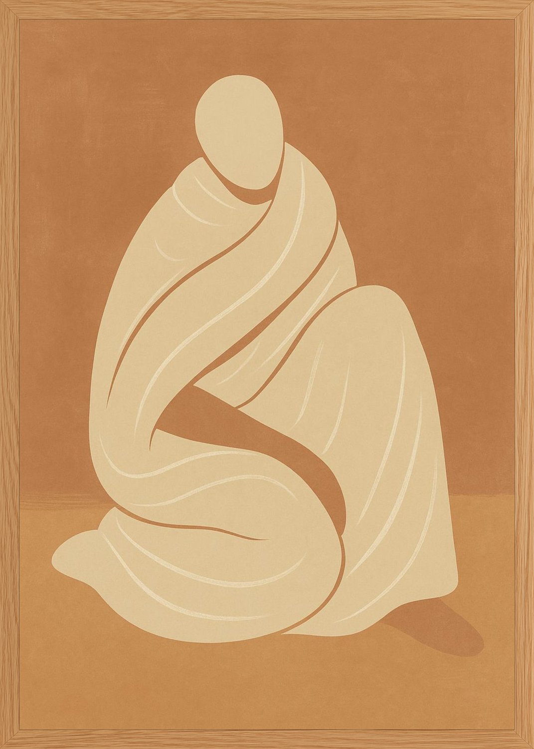 Poster in oak frame