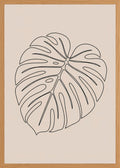 Poster in oak frame