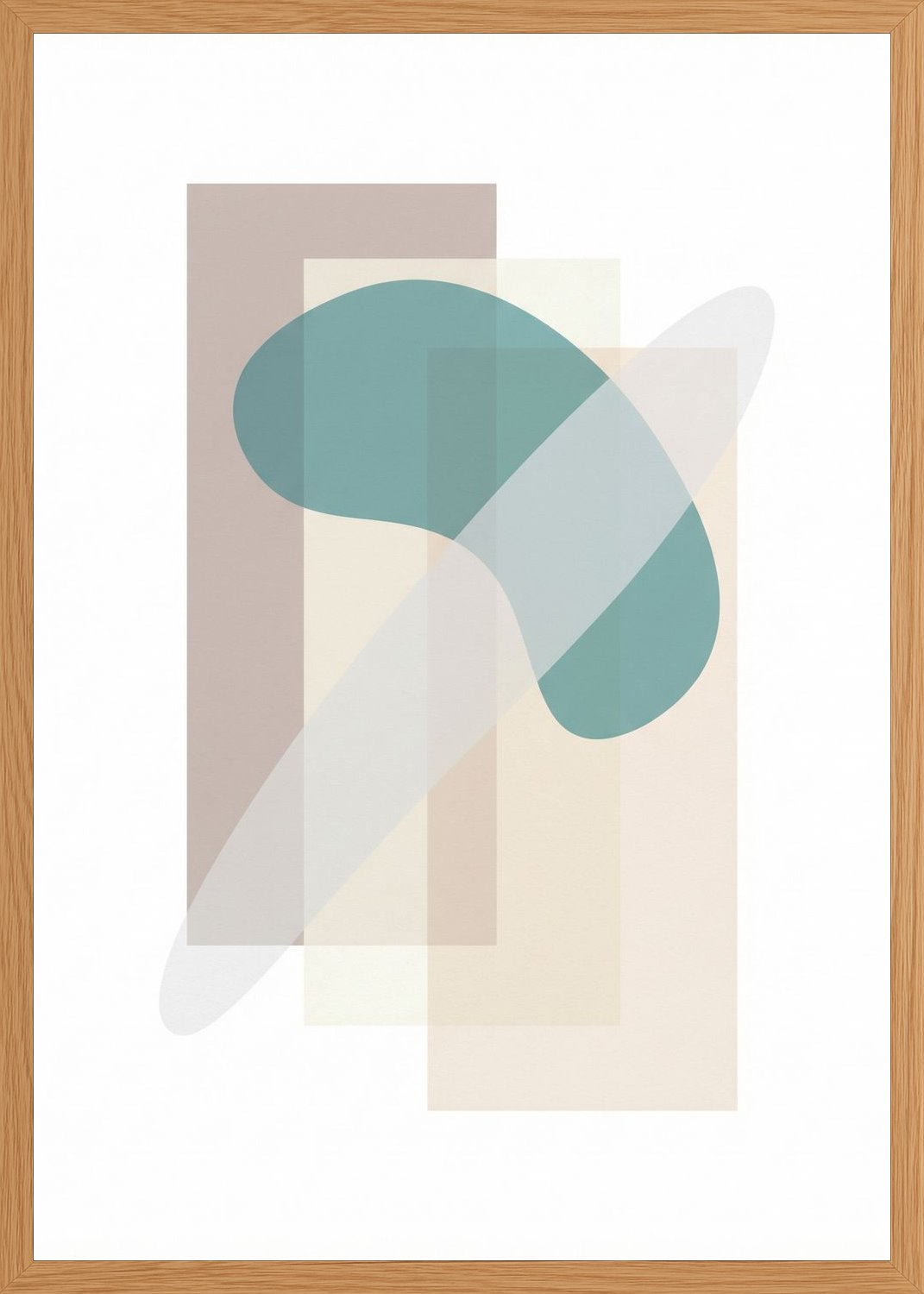 Poster in oak frame
