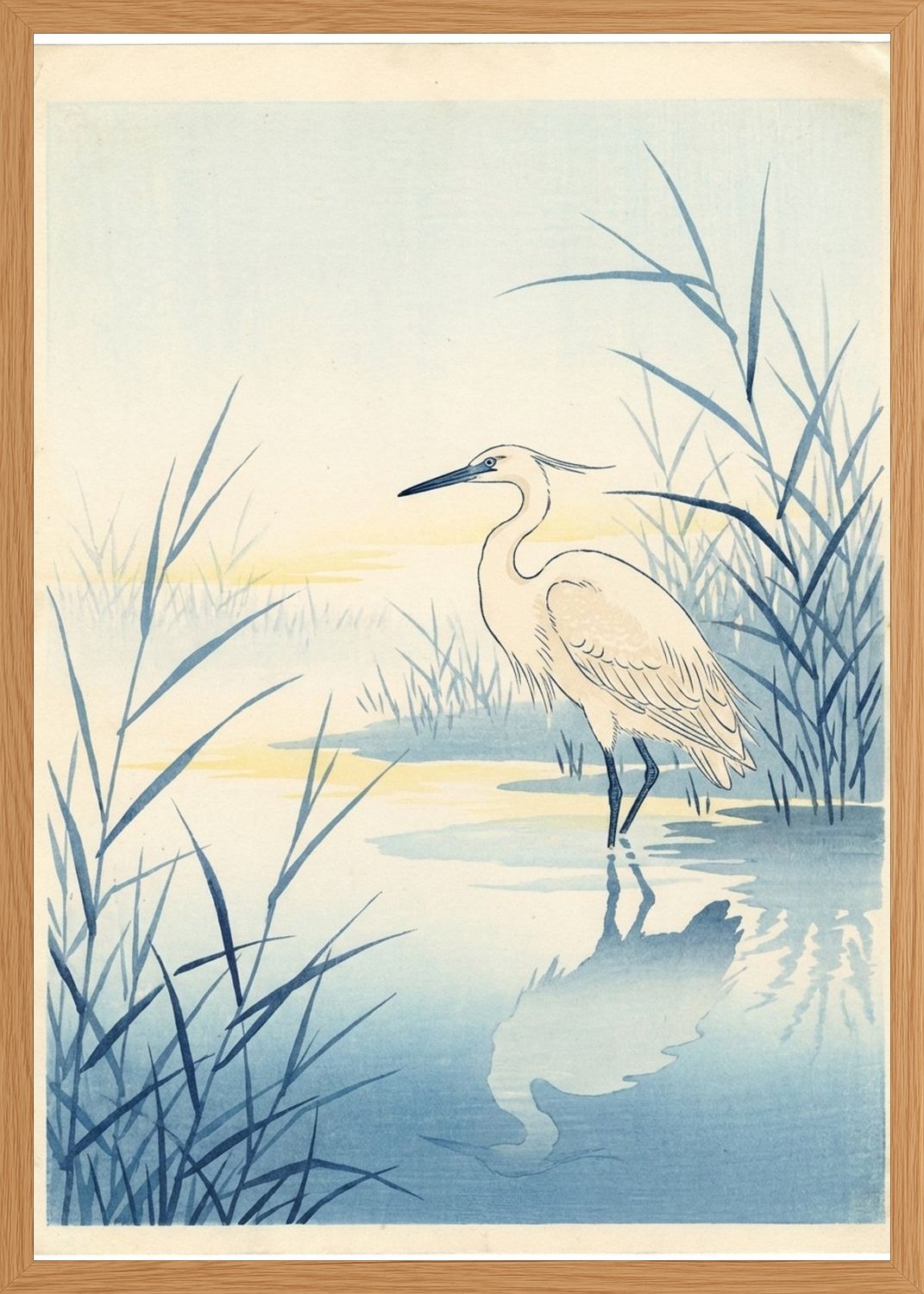 Poster in oak frame