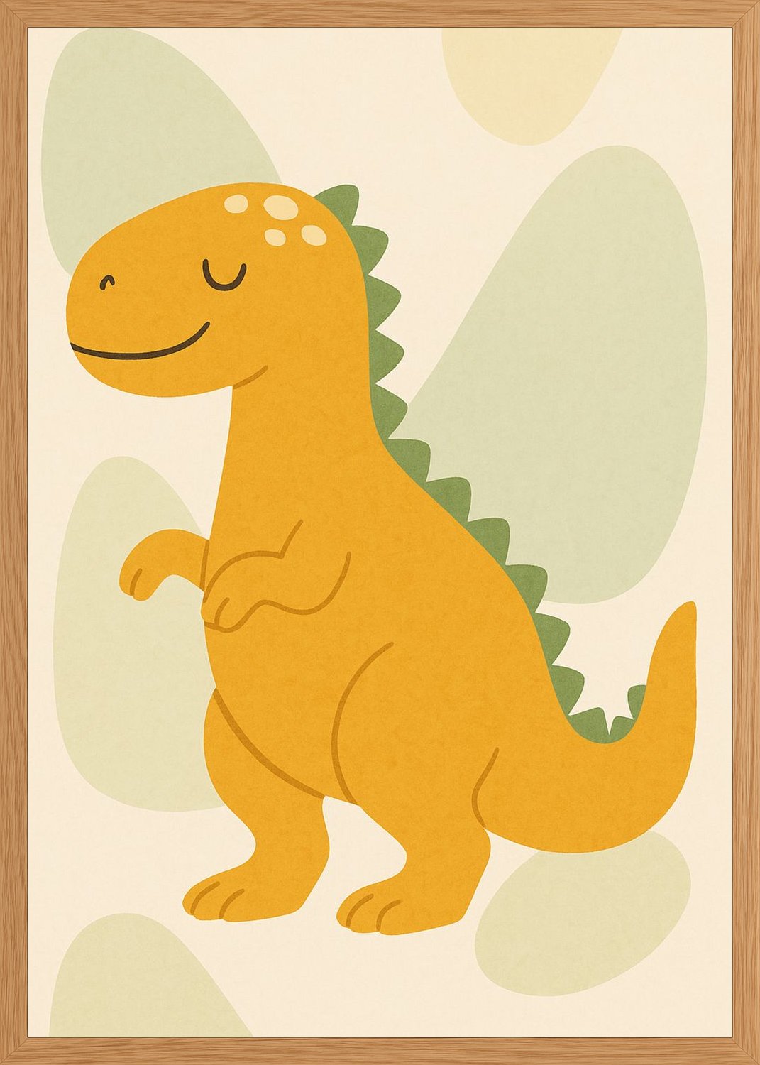 Poster in oak frame