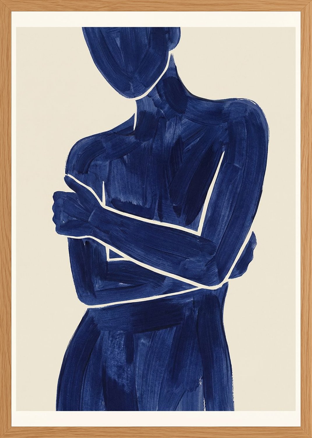 Poster in oak frame