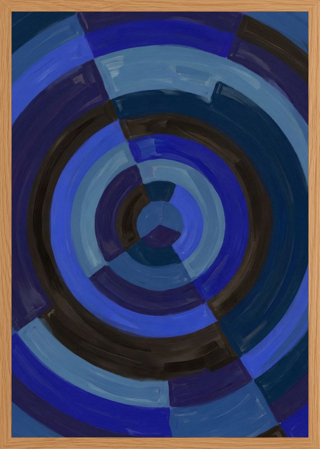 Poster in oak frame