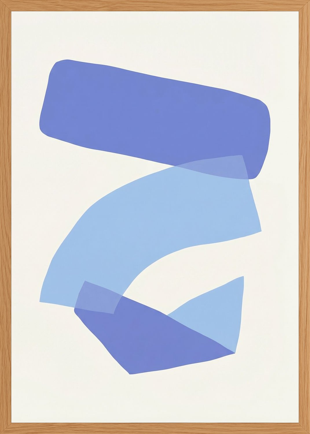 Poster in oak frame