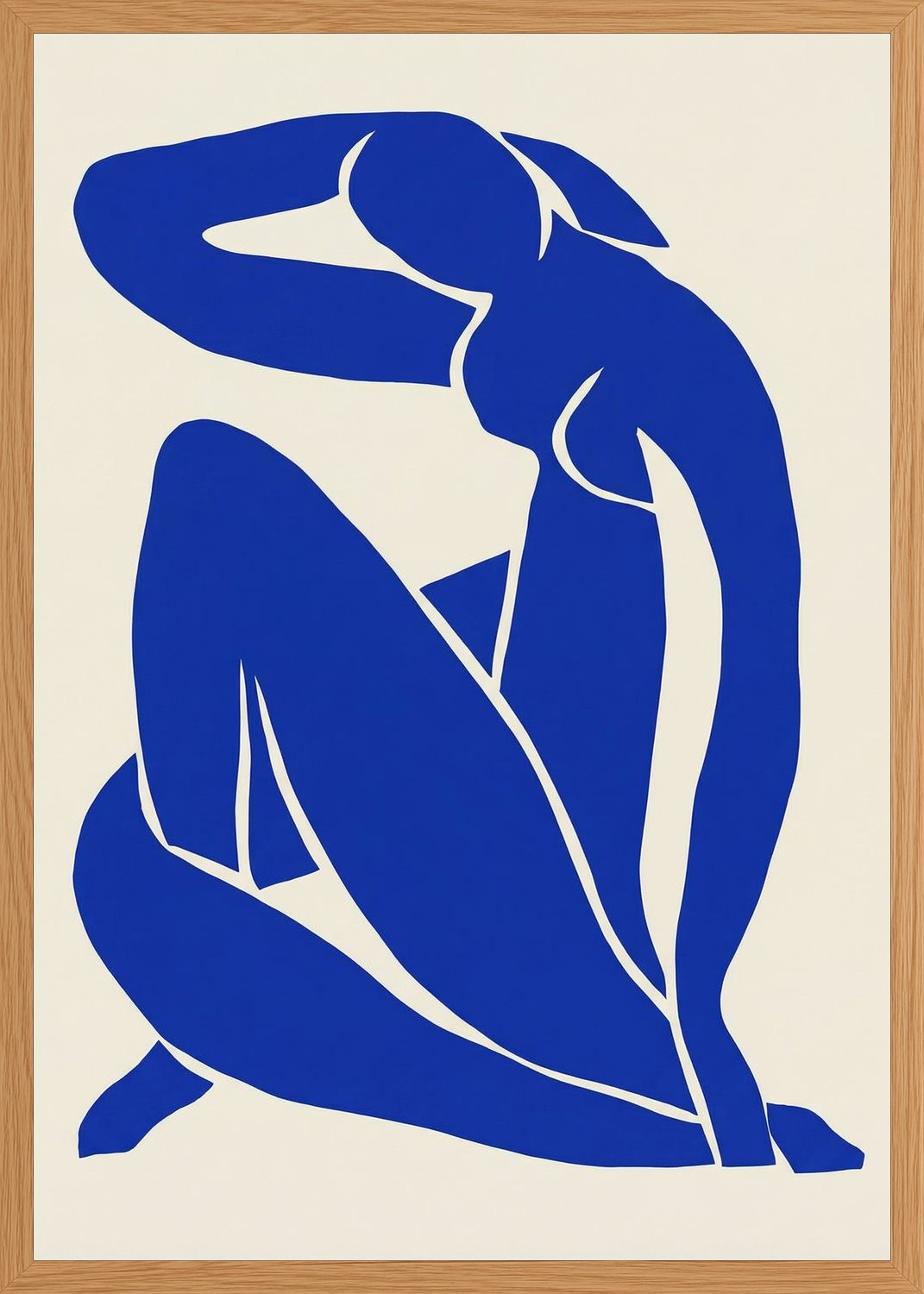 Poster in oak frame