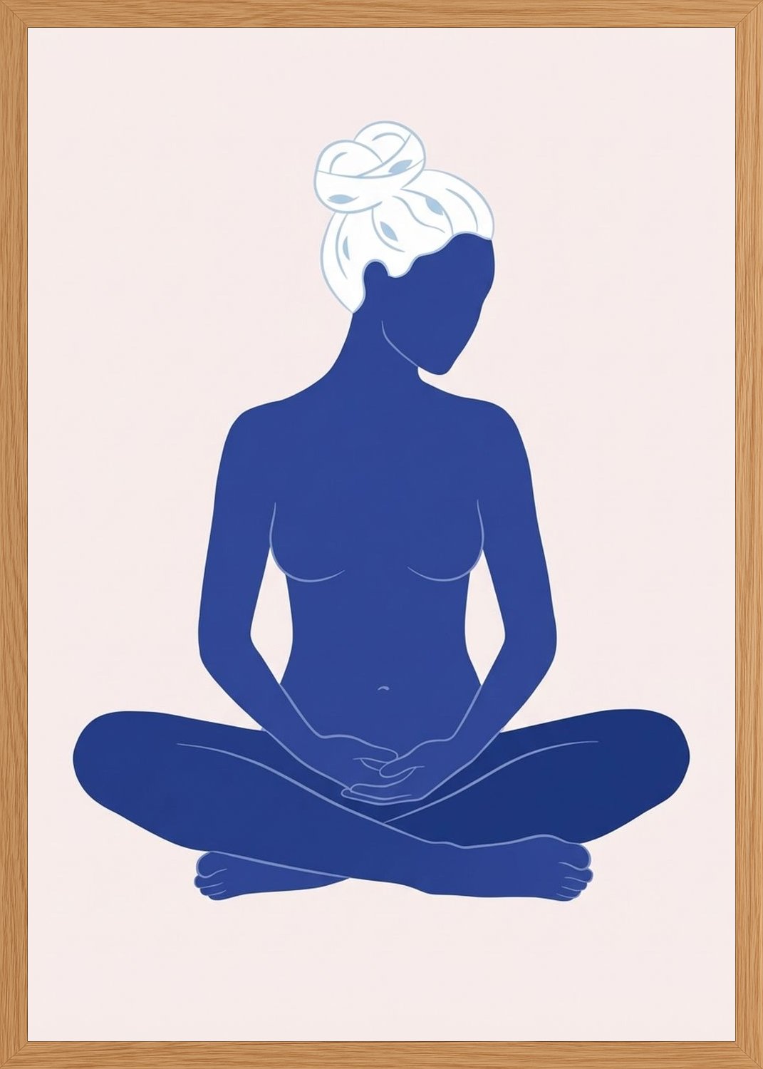 Poster in oak frame