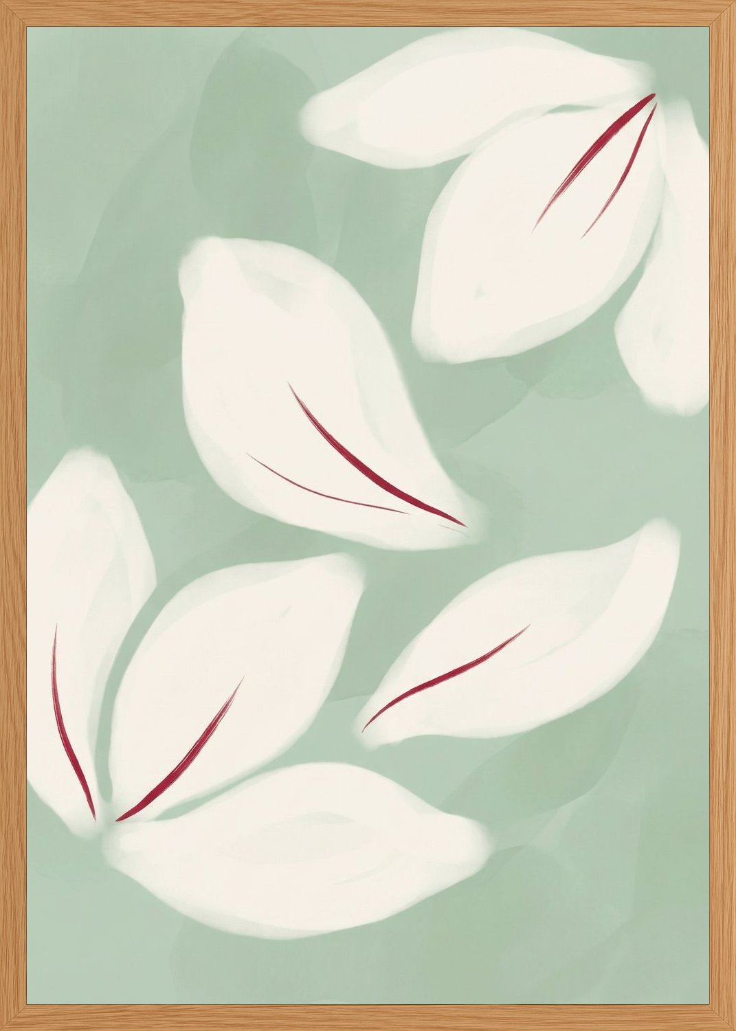Poster in oak frame