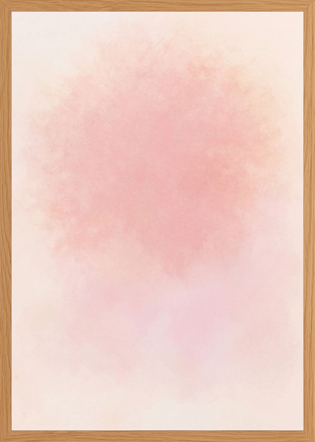 Poster in oak frame