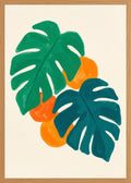 Poster in oak frame